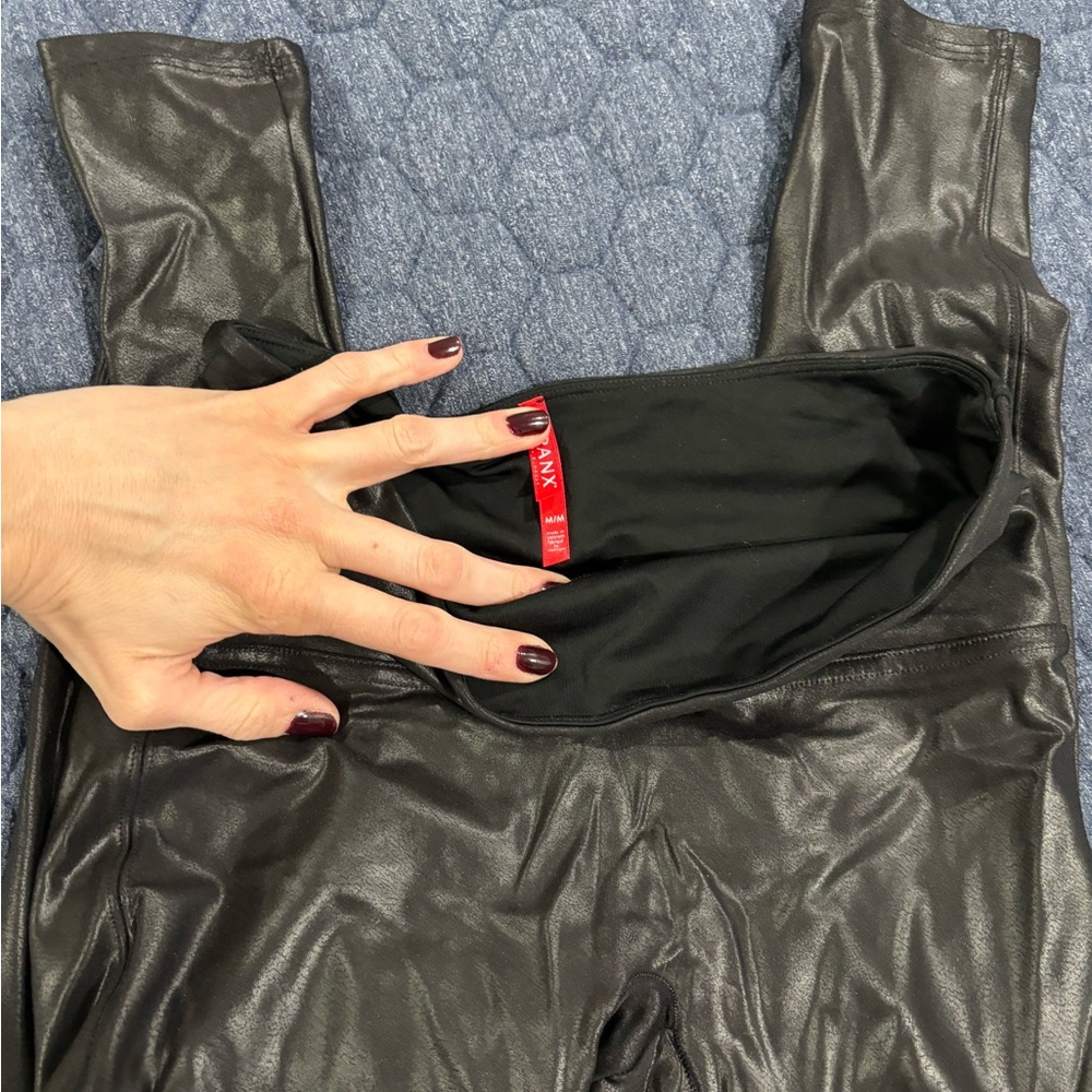 Spanx Leather Leggings